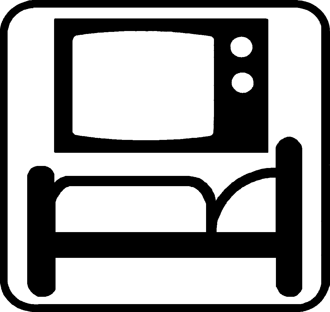 Fernseher im Zimmer